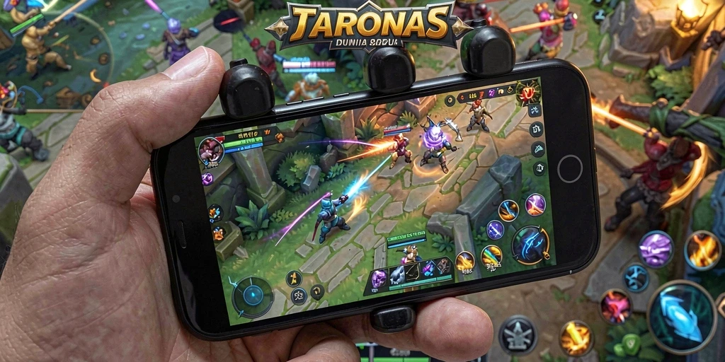 Screenshot utama 2739 menampilkan aksi seru gameplay MOBA.