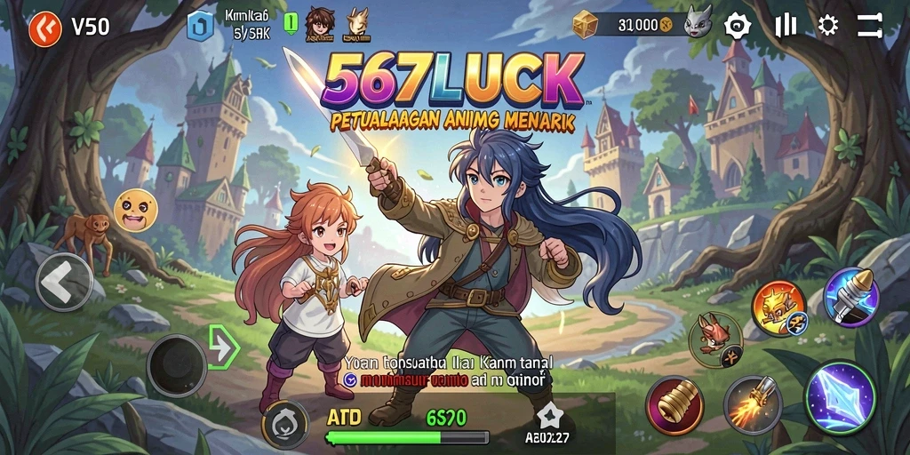 Tampilan gameplay 567LUCK yang menawan dan penuh aksi.