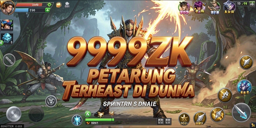 Tampilan gameplay 999ZK yang intens dan memukau.