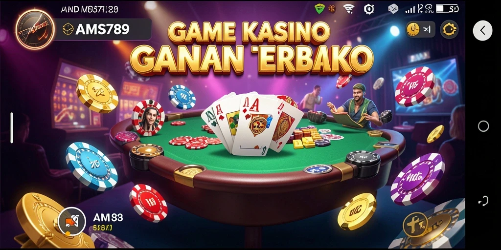 Screenshot AMS789 menampilkan gameplay seru dan peluang besar untuk menang di Kasino.