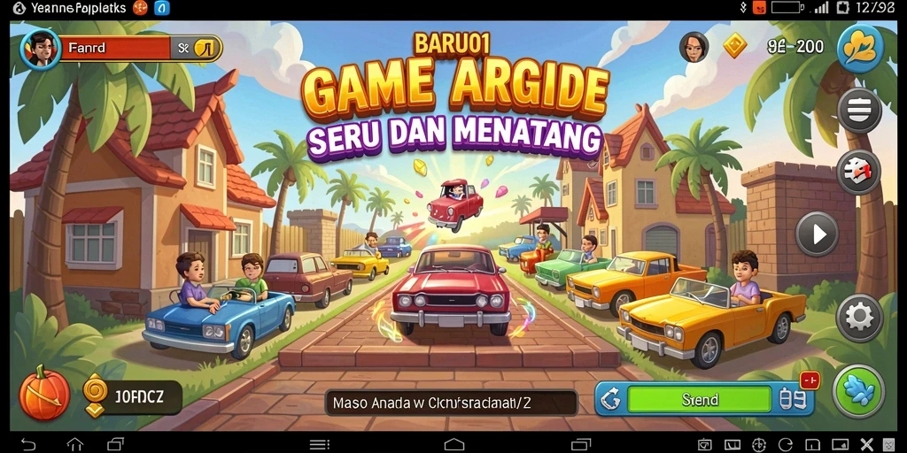 Tampilan gameplay seru dan penuh warna dari BARU01.