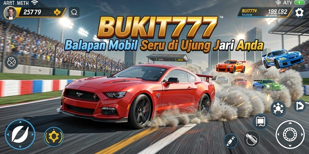 Tampilan gameplay seru dan mendebarkan dari BUKIT777.