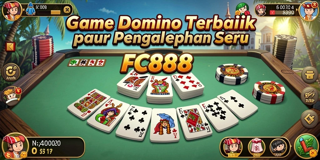 Tampilan gameplay FC888 yang seru dan interaktif di dunia Domino.