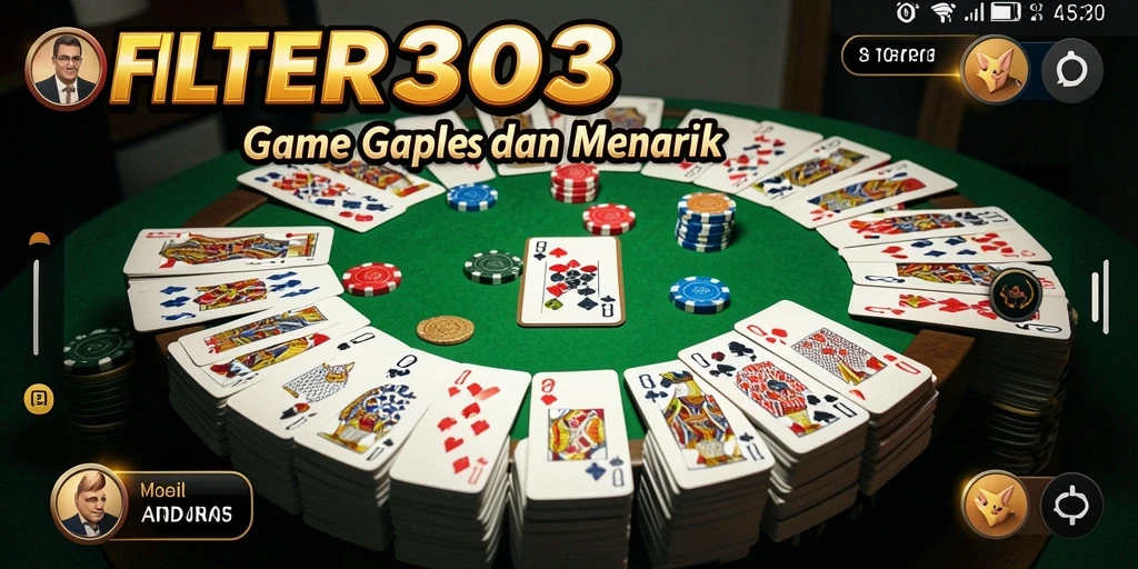 Tampilan gameplay Gaple yang seru dan interaktif.