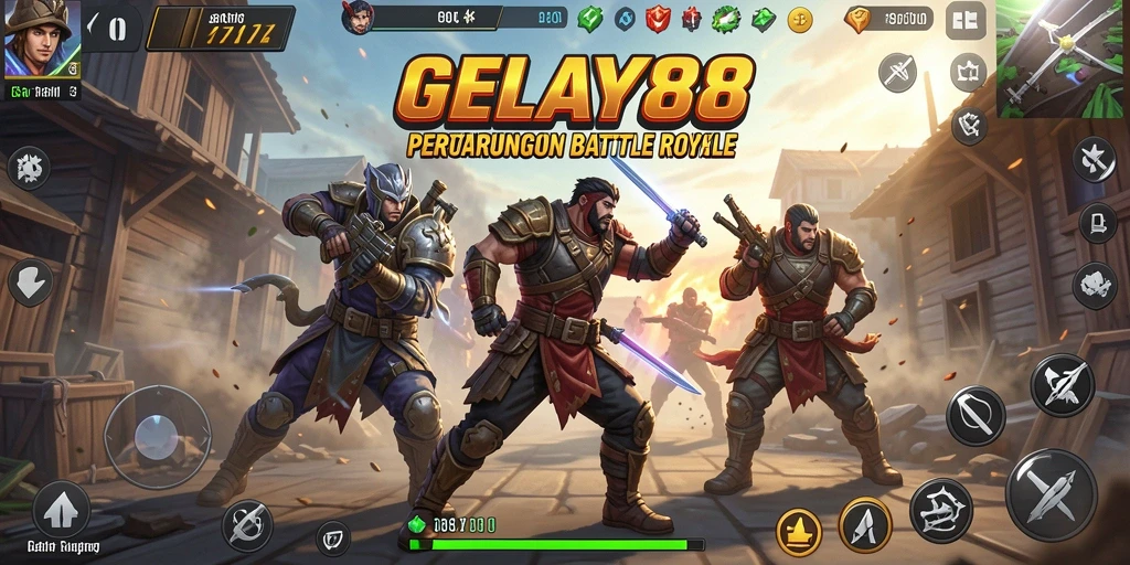 Gameplay seru dengan aksi Battle Royale yang mendebarkan.