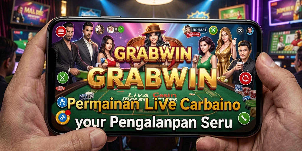 Tampilan gameplay Live Casino yang mendebarkan di GRABWIN.