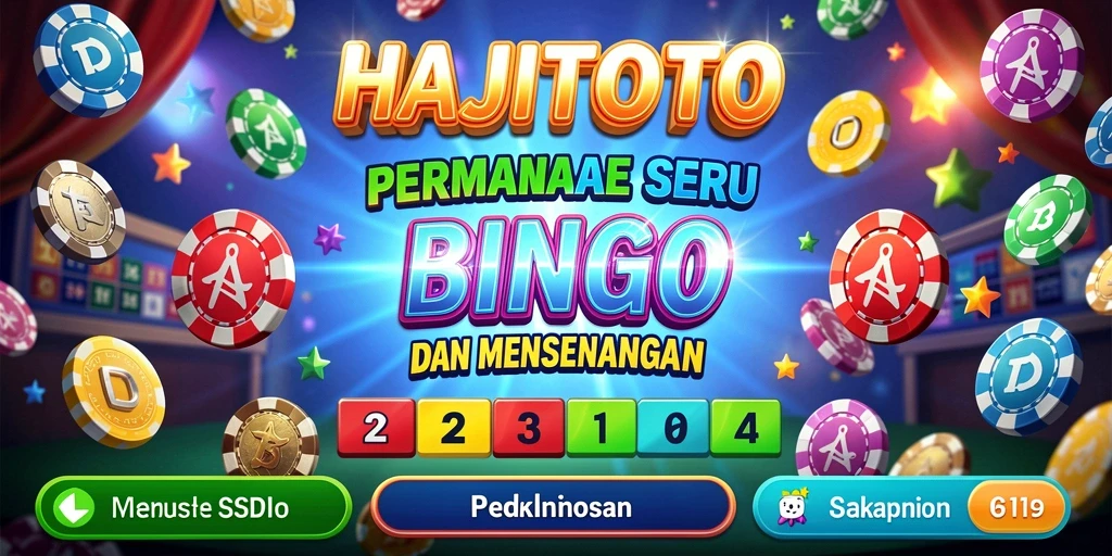 Tampilan menarik dari gameplay Bingo di HAJITOTO.