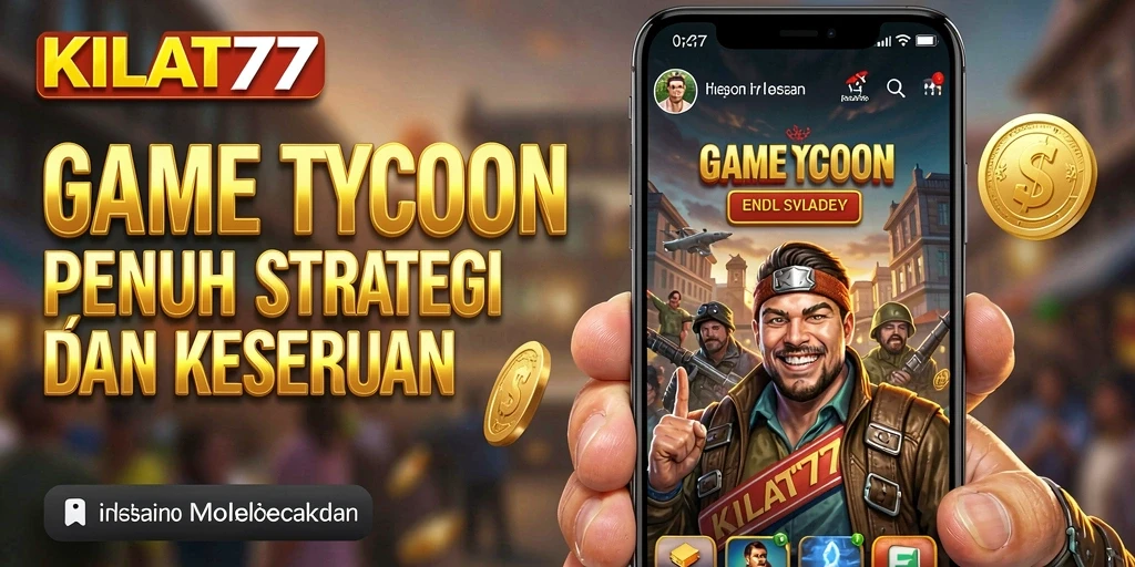 Tampilan menarik dari KILAT77 yang menunjukkan aksi gameplay Tycoon.
