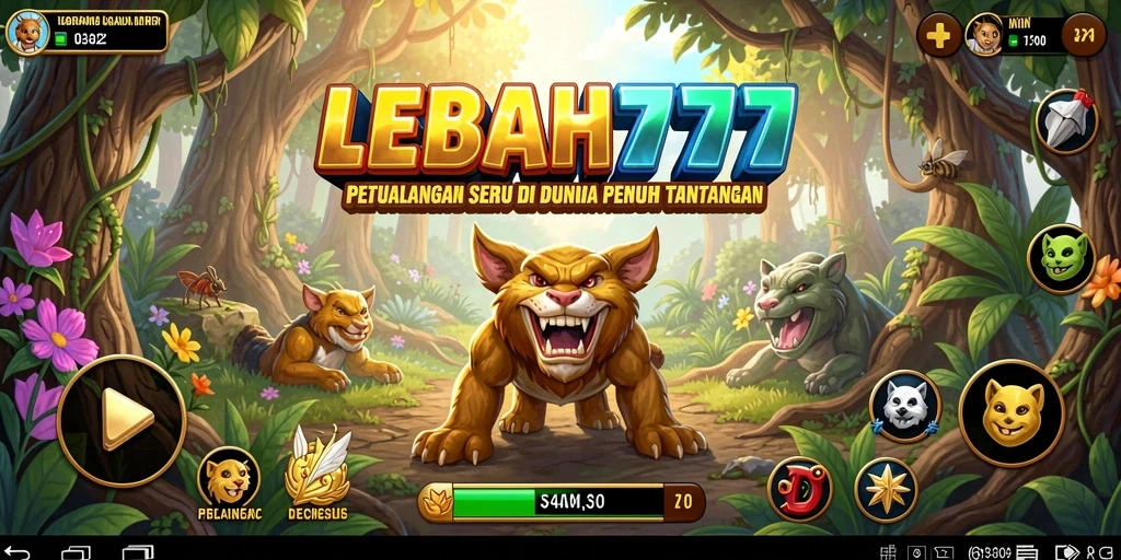 Screenshot di LEBAH777 menampilkan aksi gameplay petualangan yang seru.