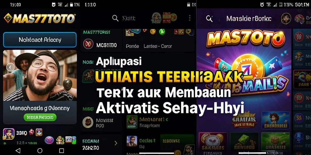 Tampilan antarmuka pengguna MAS77TOTO yang sederhana dan fungsional.