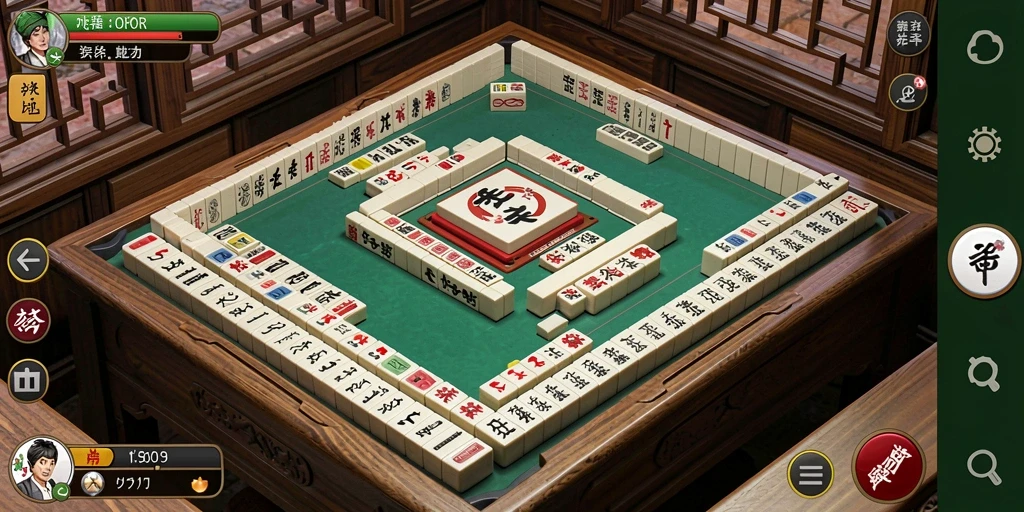 Screenshot gameplay OKIDR menampilkan aksi seru permainan Mahjong.
