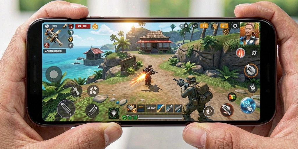 Screenshot utama PAKARJP menampilkan visual gameplay simulasi yang menarik.