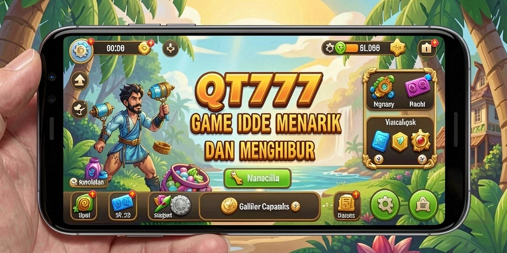 Tampilan gameplay QT777 yang mengasyikkan dengan elemen Idle.