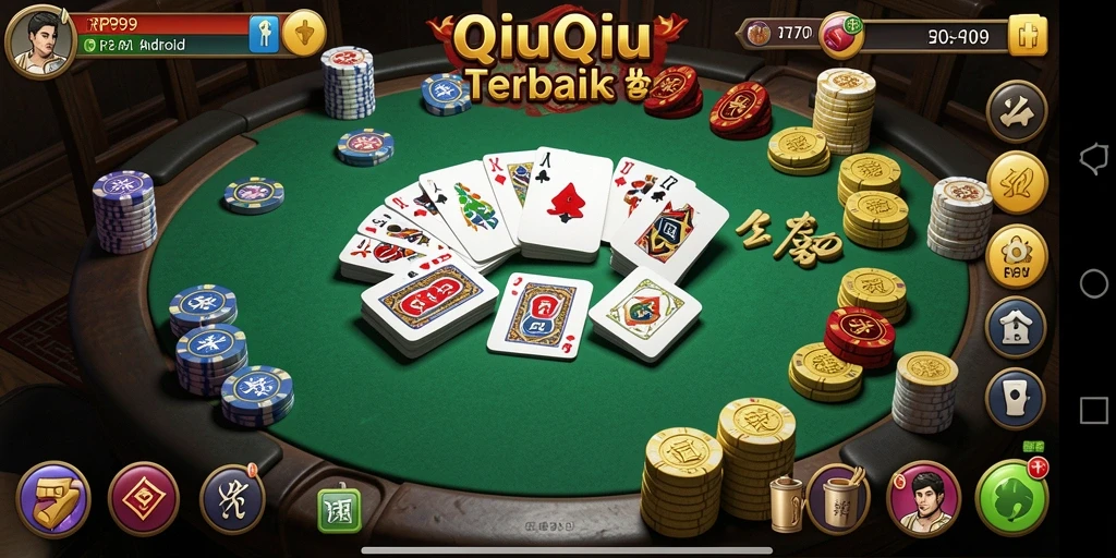 Tampilan gameplay RP99 yang menarik dan seru dalam permainan QiuQiu.