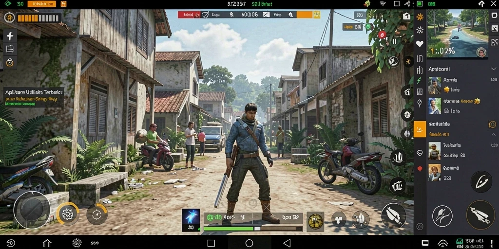 Tampilan screenshot S80 yang menunjukkan fitur utilitasnya.