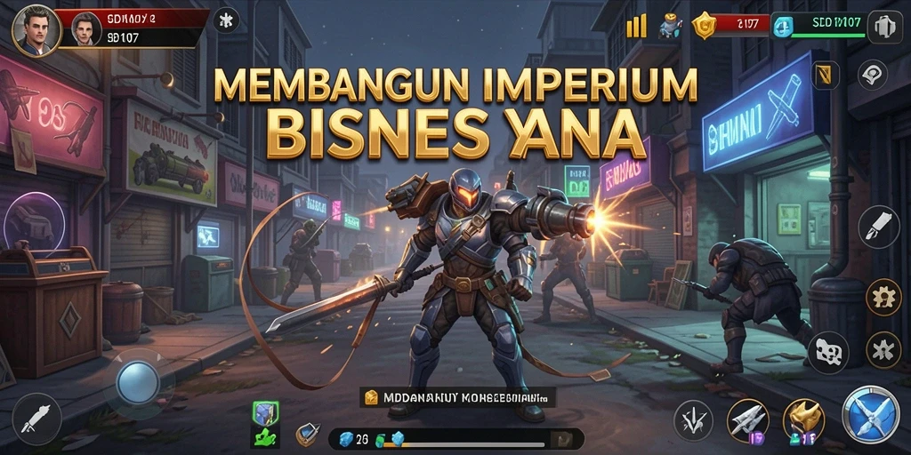 Screenshot dari gameplay menarik SD107 yang menampilkan suasana Tycoon.