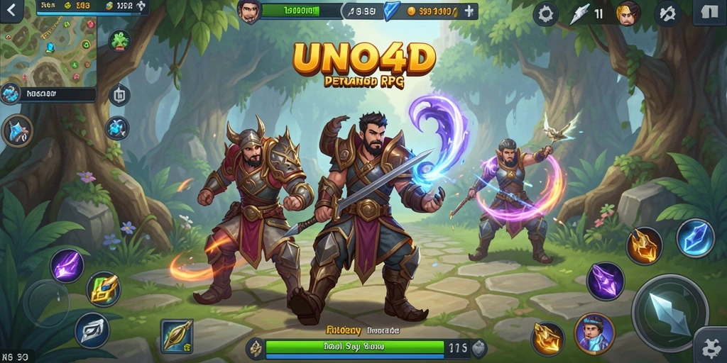 Gameplay menarik di UNO4D dengan petualangan RPG yang seru.